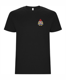 Koszulka bawełniana MĘSKA czarna - STRAŻ PSP