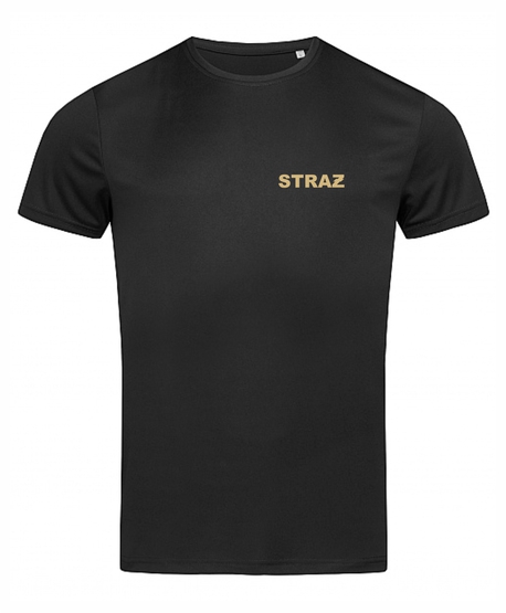 Koszulka termo MĘSKA czarna - STRAŻ (1)